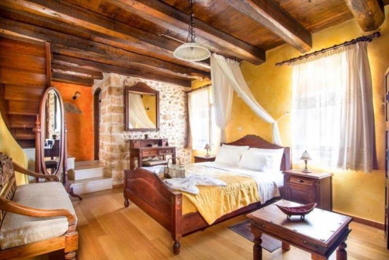 Samonas Kreta, Samonas: Historische Steinvilla mit Meer- und Bergblick zu verkaufen Haus kaufen